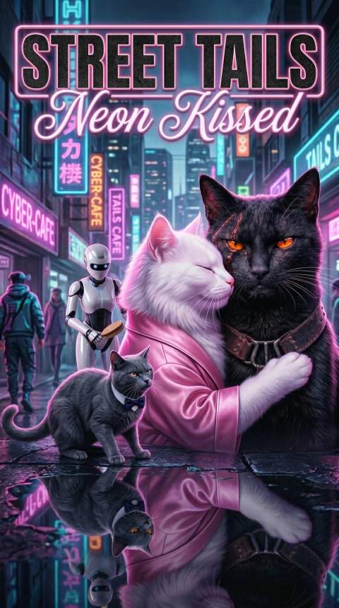 Street Tails Neon City poster