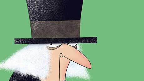 A Christmas Carol — text story poster